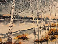 Westport River Winter by Genevieve Hunt